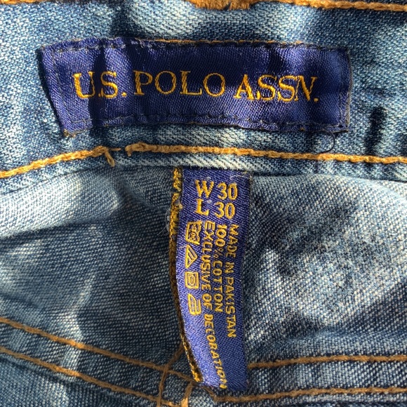 Men’s U.S. Polo Assn Straight 5 pocket Jeans - Picture 6 of 8